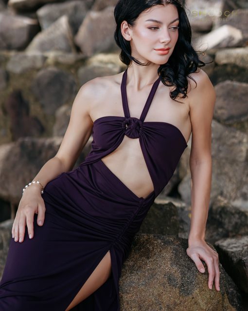 Smooch The Label Paloma Purple Maxi Dress
