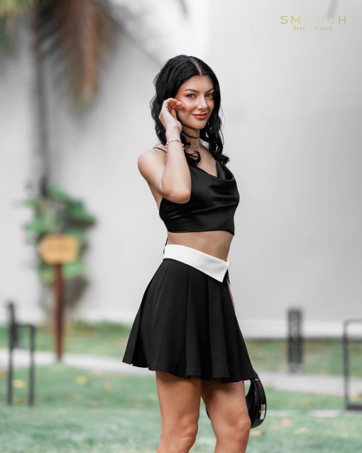 Smooch The Label Nerina Black Mini Skirt
