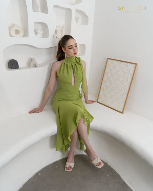 Shilla Green Maxi Dress